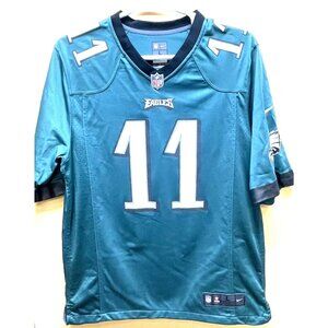 Nike NFL Philadelphia Eagles #11 Carson Wentz Vapor Stitched Jersey Sz L - NWOT